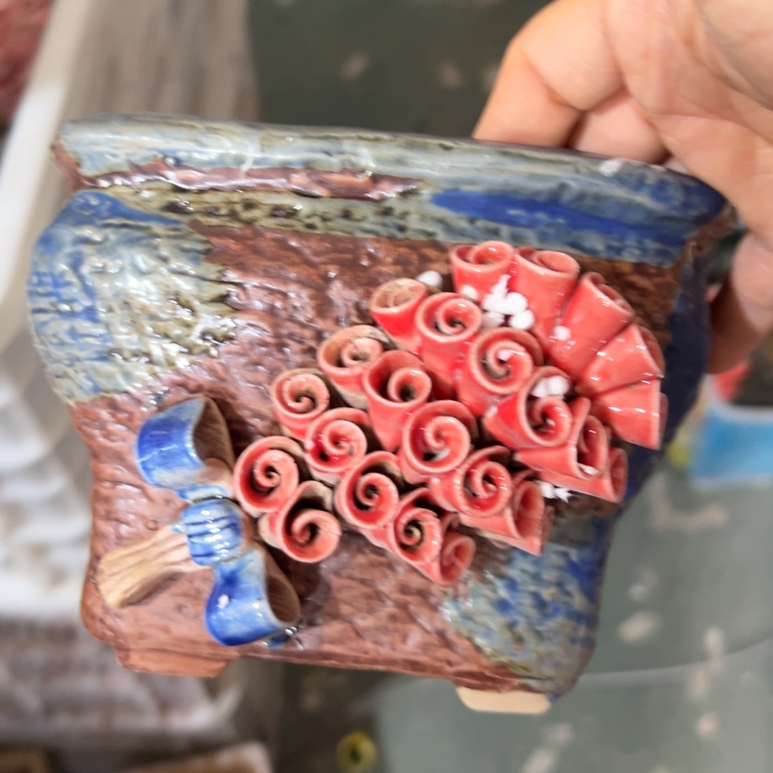 满20米秒退拉黑花盆
