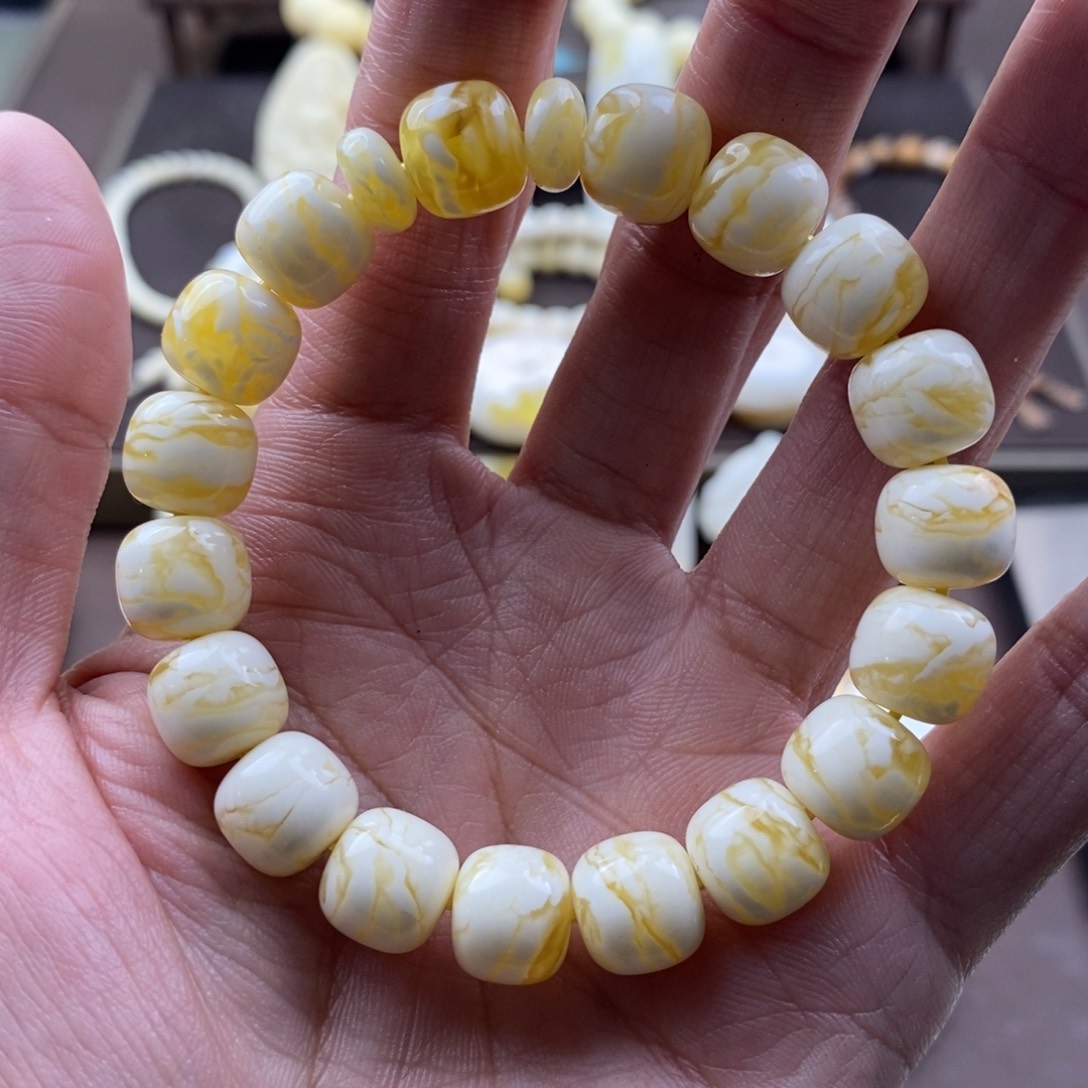 琥珀裸石未镶嵌蜜蜡吊坠项链腰链