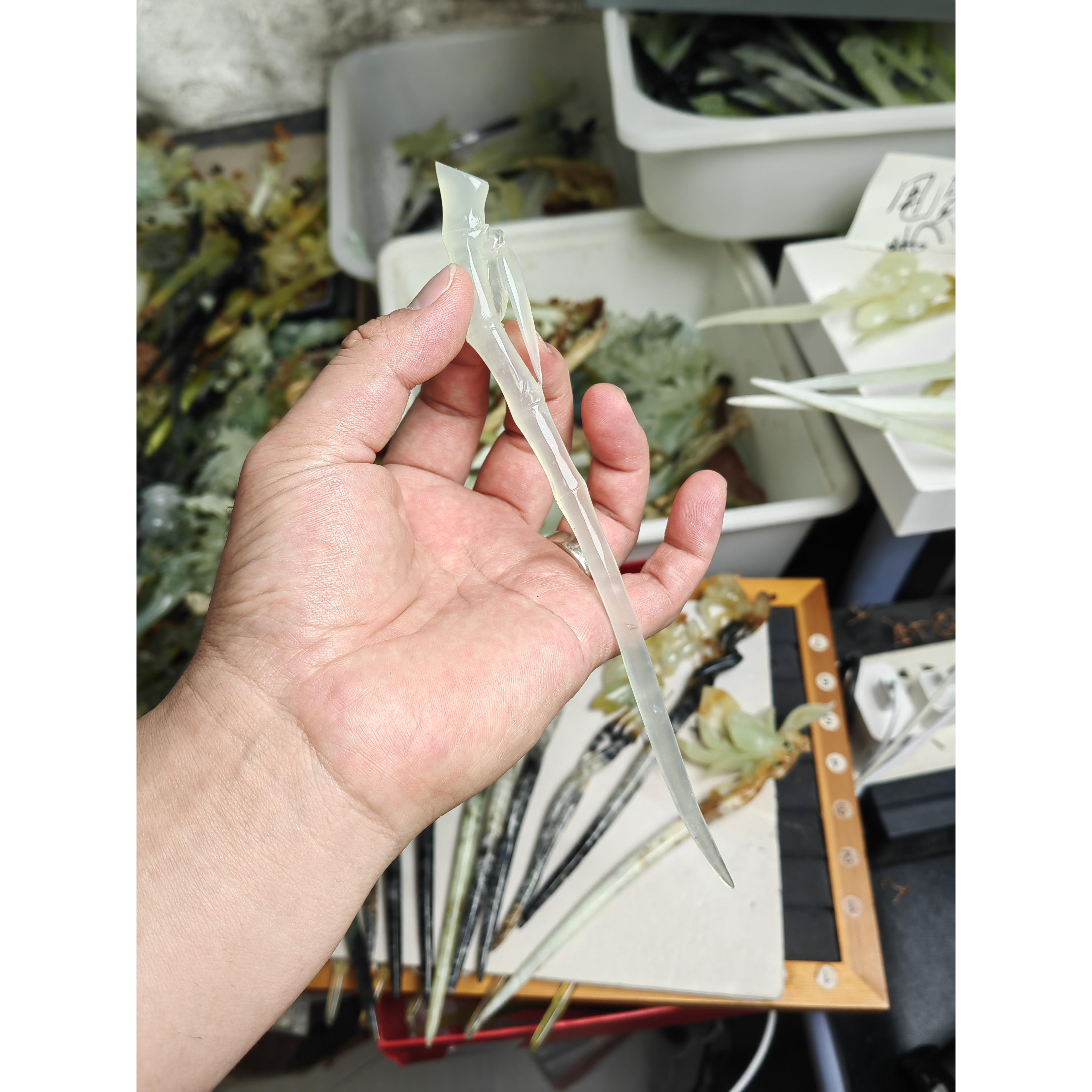 卡通风简约风女千金风中国风发簪发簪子盘发簪气质