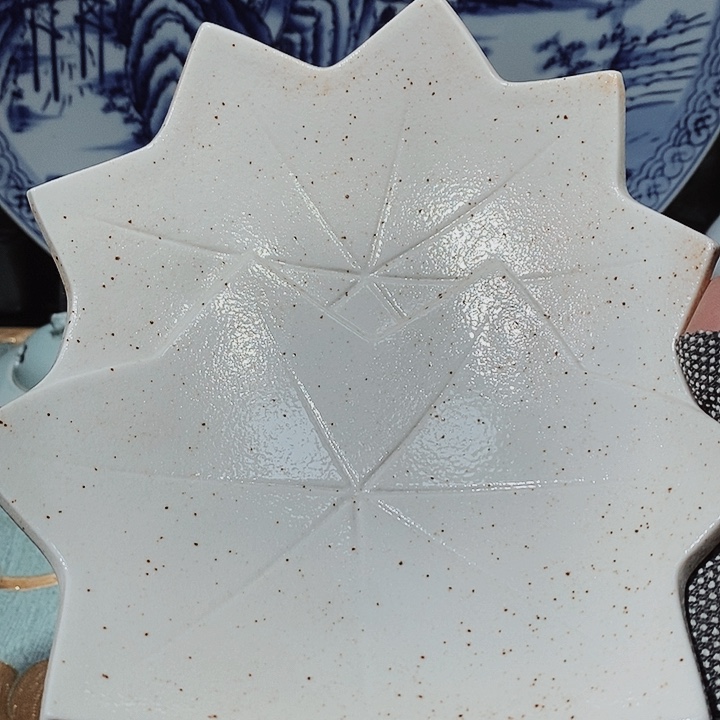 瓷片新年快乐万事如意