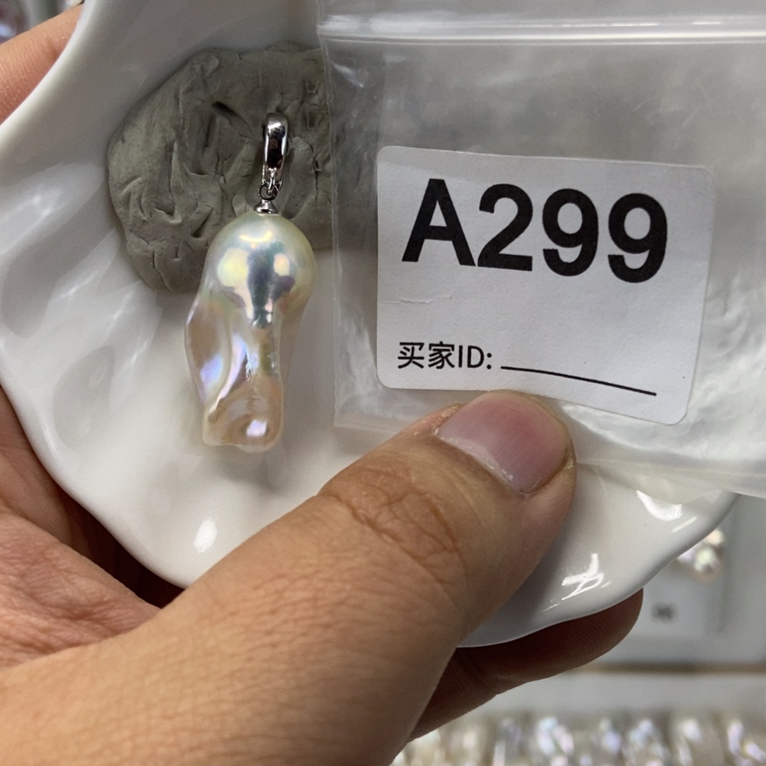 合金吊坠(不含链)淡水珍珠
