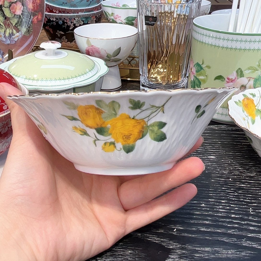 骨瓷六寸斗碗—————-