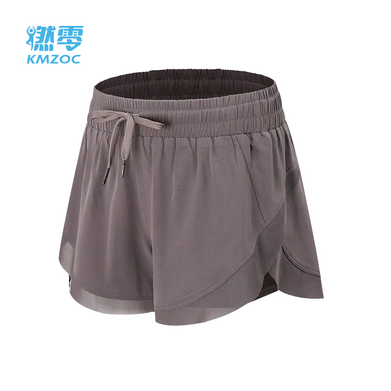 2028短裤 透气宽松运动短裤防走光三分瑜伽跑步健身裤