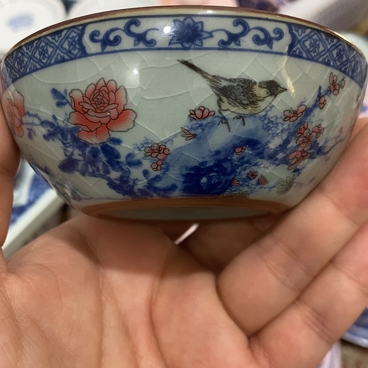 摆件陶景德镇陶瓷主人杯1333