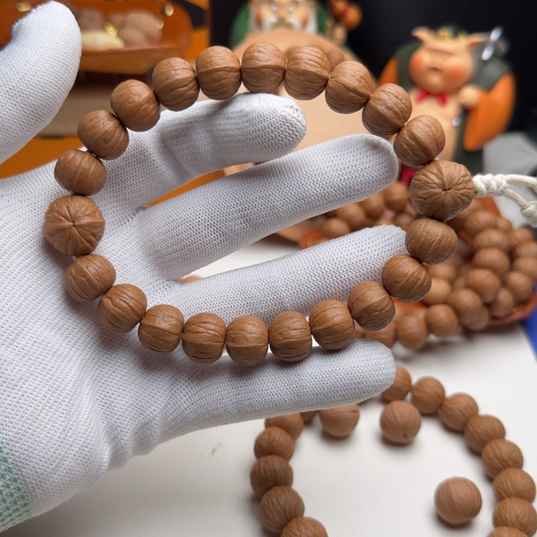 猴头核桃手串13三维同尺南瓜猴头核桃手持