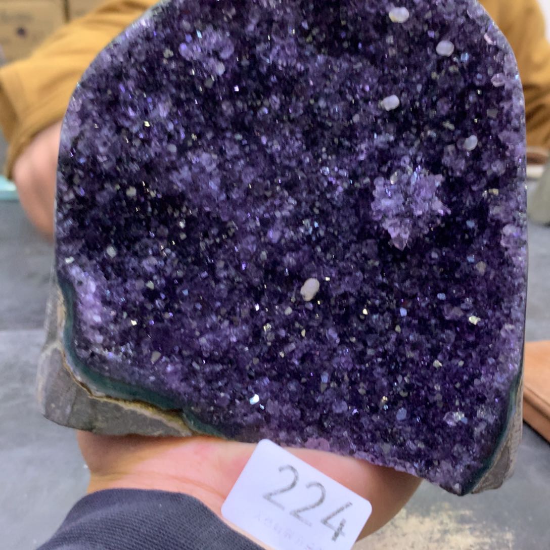 水晶摆件未镶嵌紫晶224