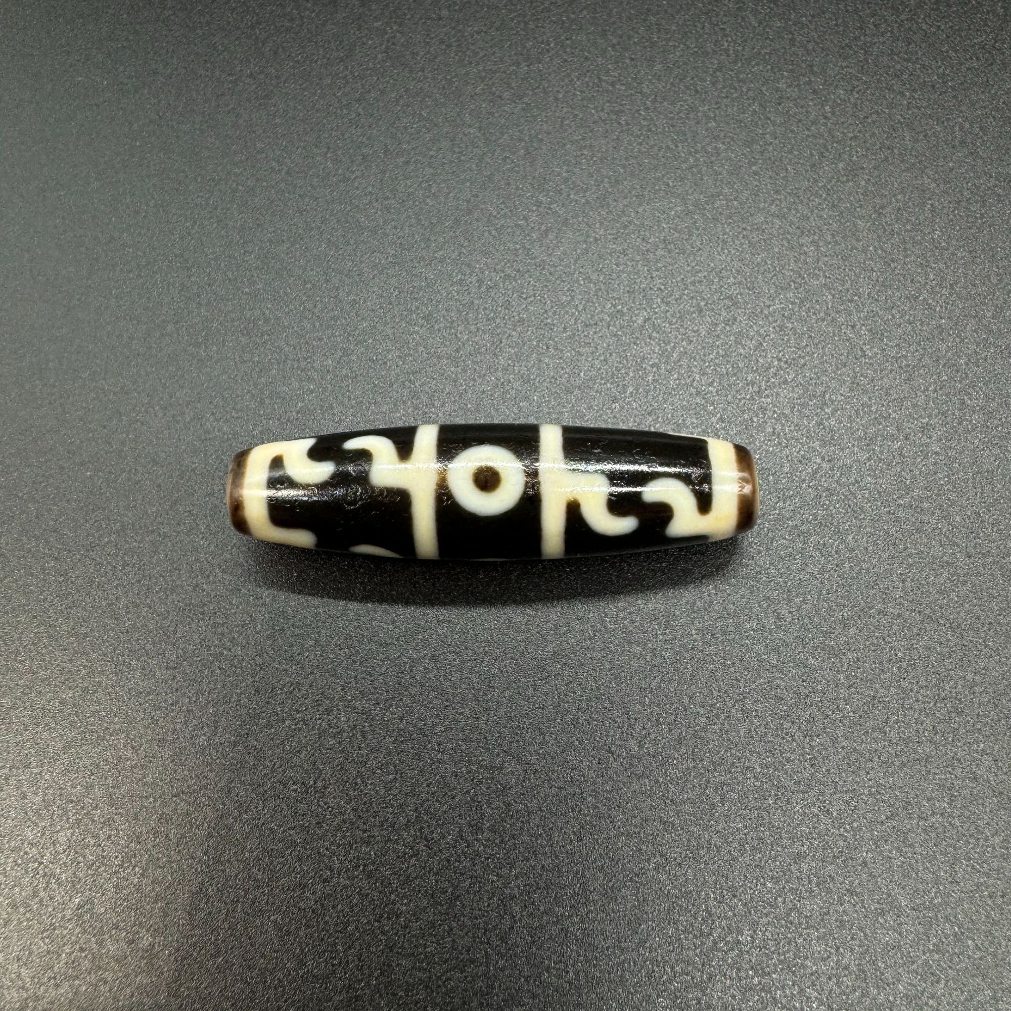 精品手工莲师三眼玛瑙台珠 咬色扎实 图腾清晰轻奢民族风黄金尺寸
