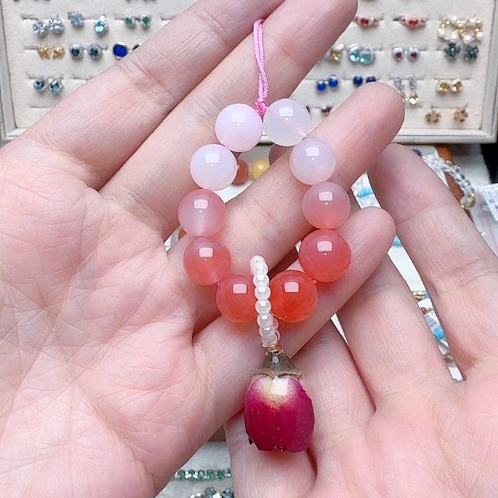 玛瑙/玉髓颈饰未镶嵌吊坠