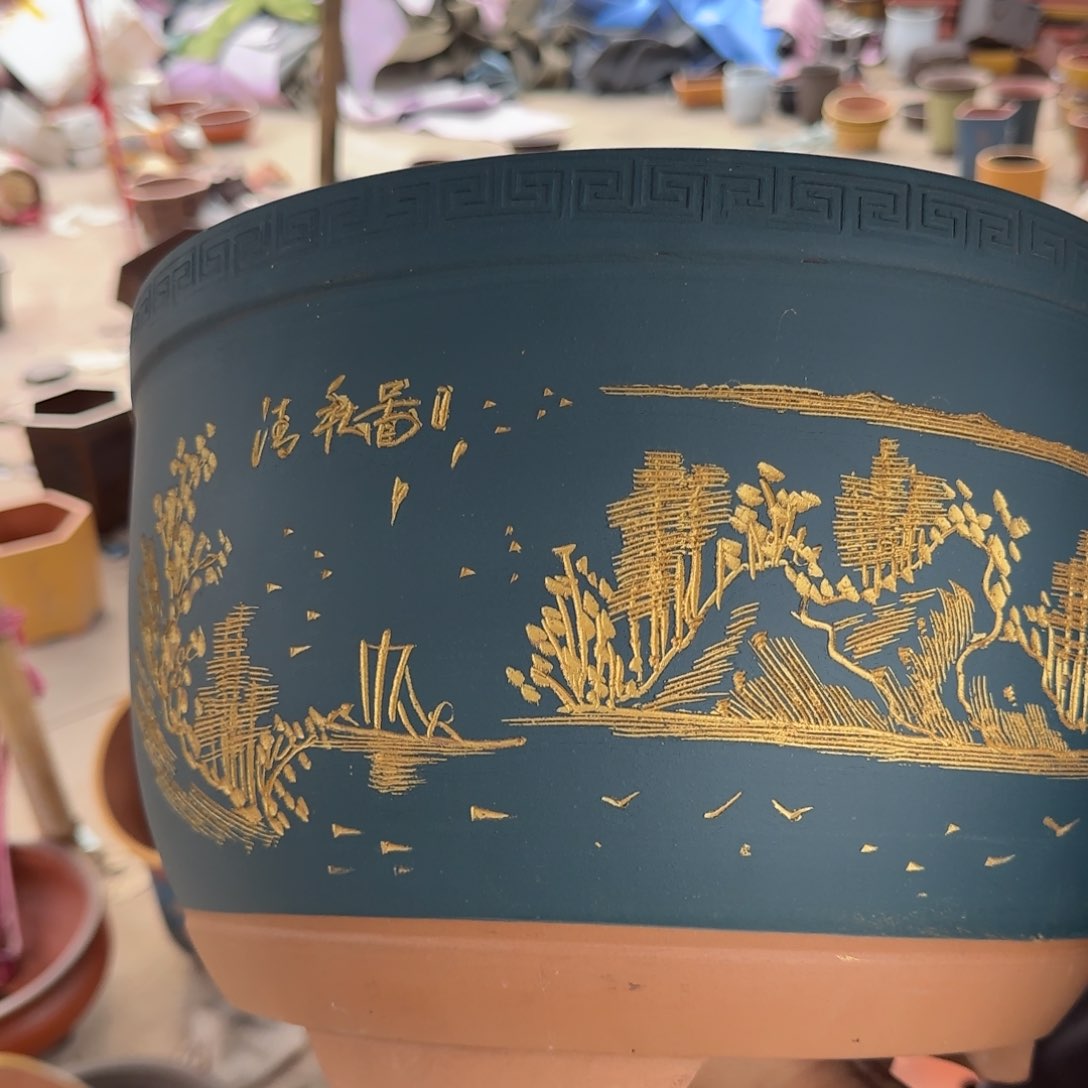 紫砂花盆口径30.20口径