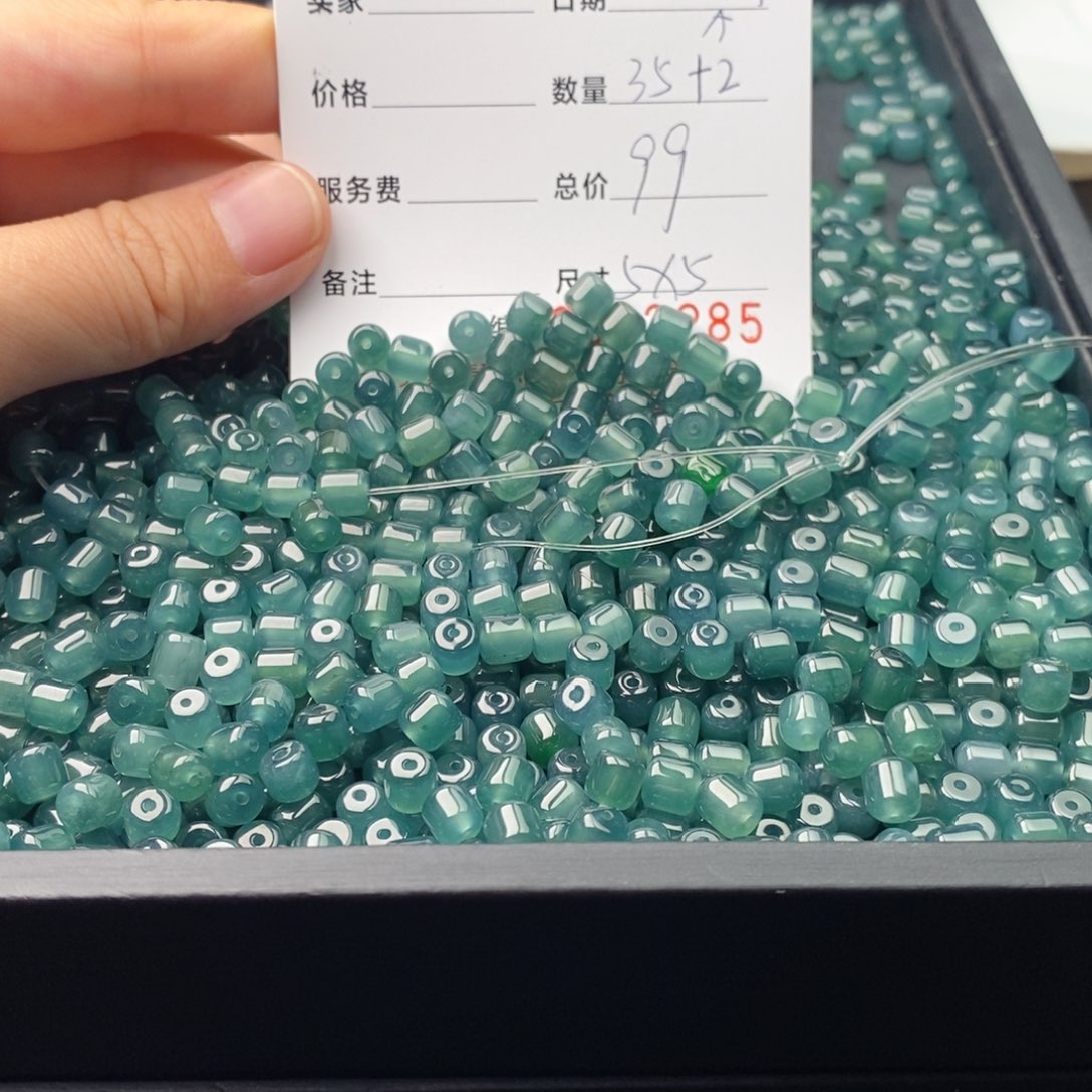 翡翠未镶嵌手链多样性发自选