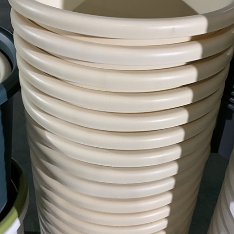 树脂四季9号米黄无托4个