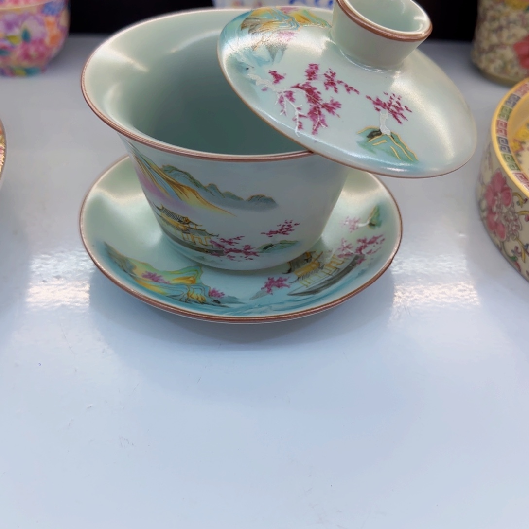 这些盖碗真好看！！！