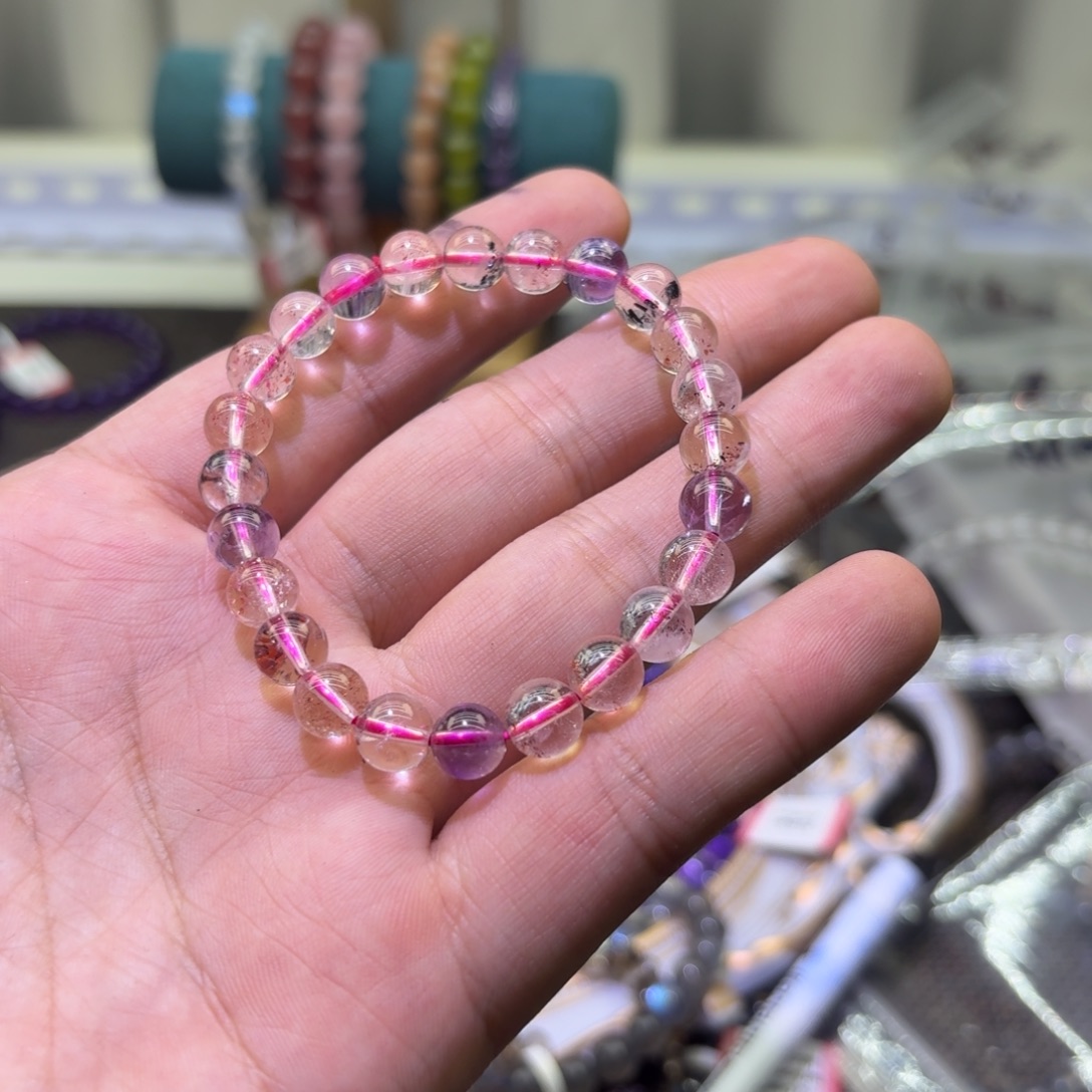 水晶手链未镶嵌超7️⃣7.5m+