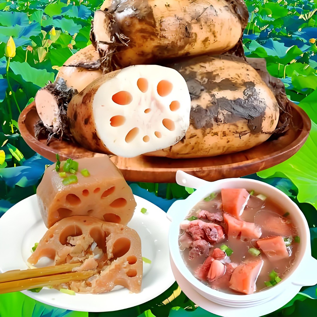 新鲜莲藕湖北农家自种应季新藕炖汤莲藕清炒凉拌藕段火锅食材