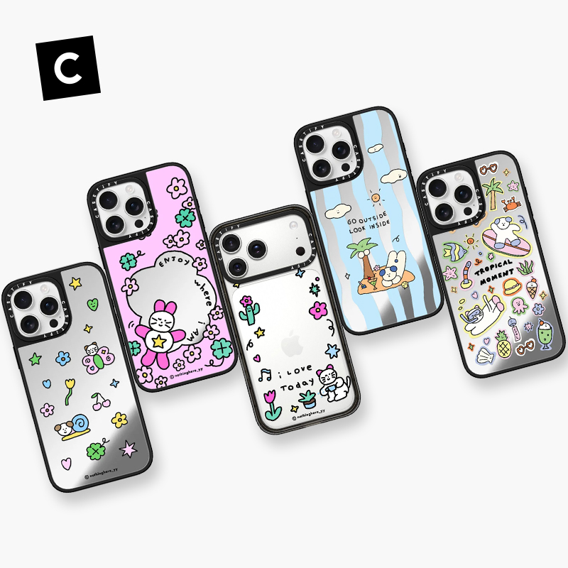 CASETiFY Nothing here系列手机壳保护套防摔苹果iPhone16/17