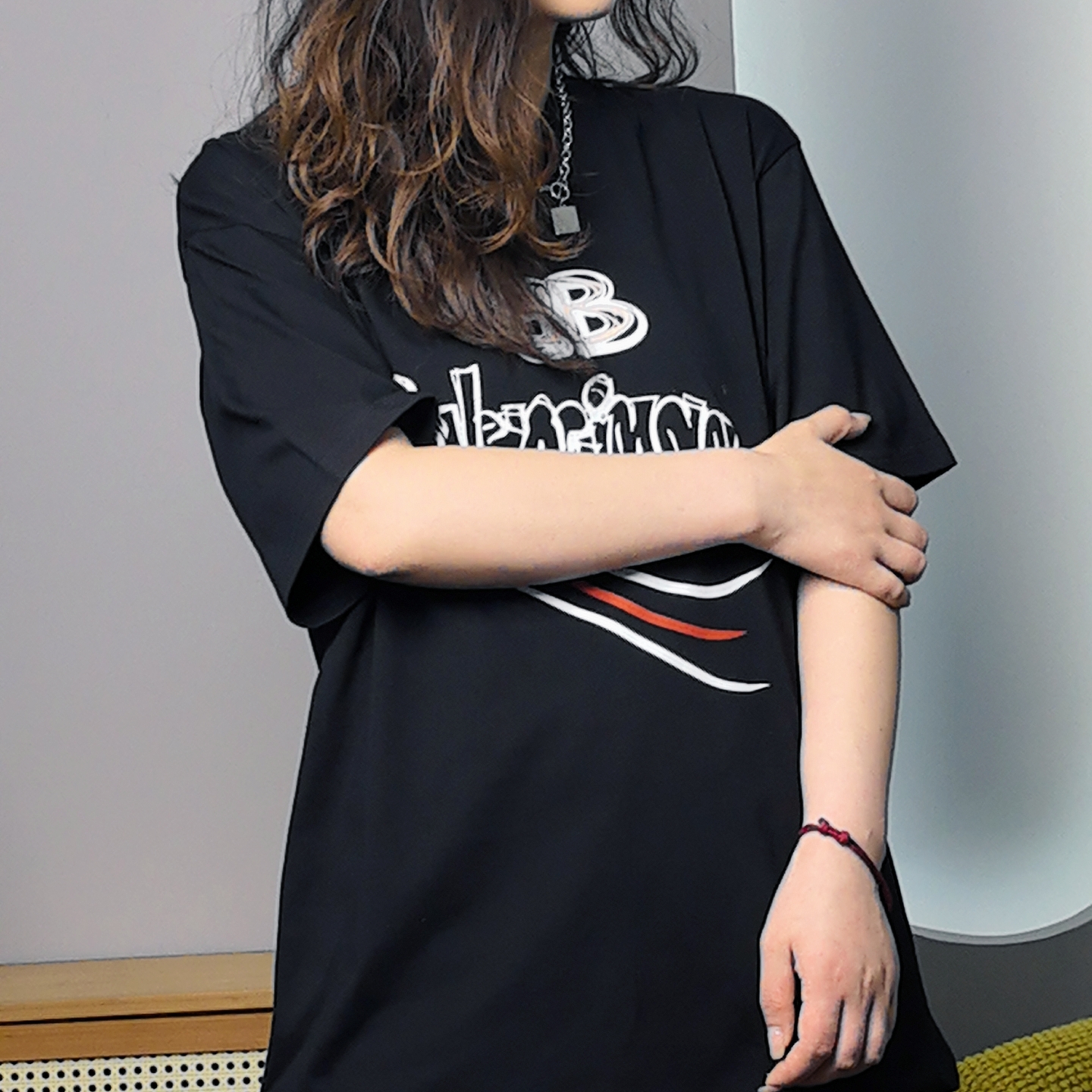 【林百万】夏季新款美式男女同款潮牌休闲百搭T恤S002