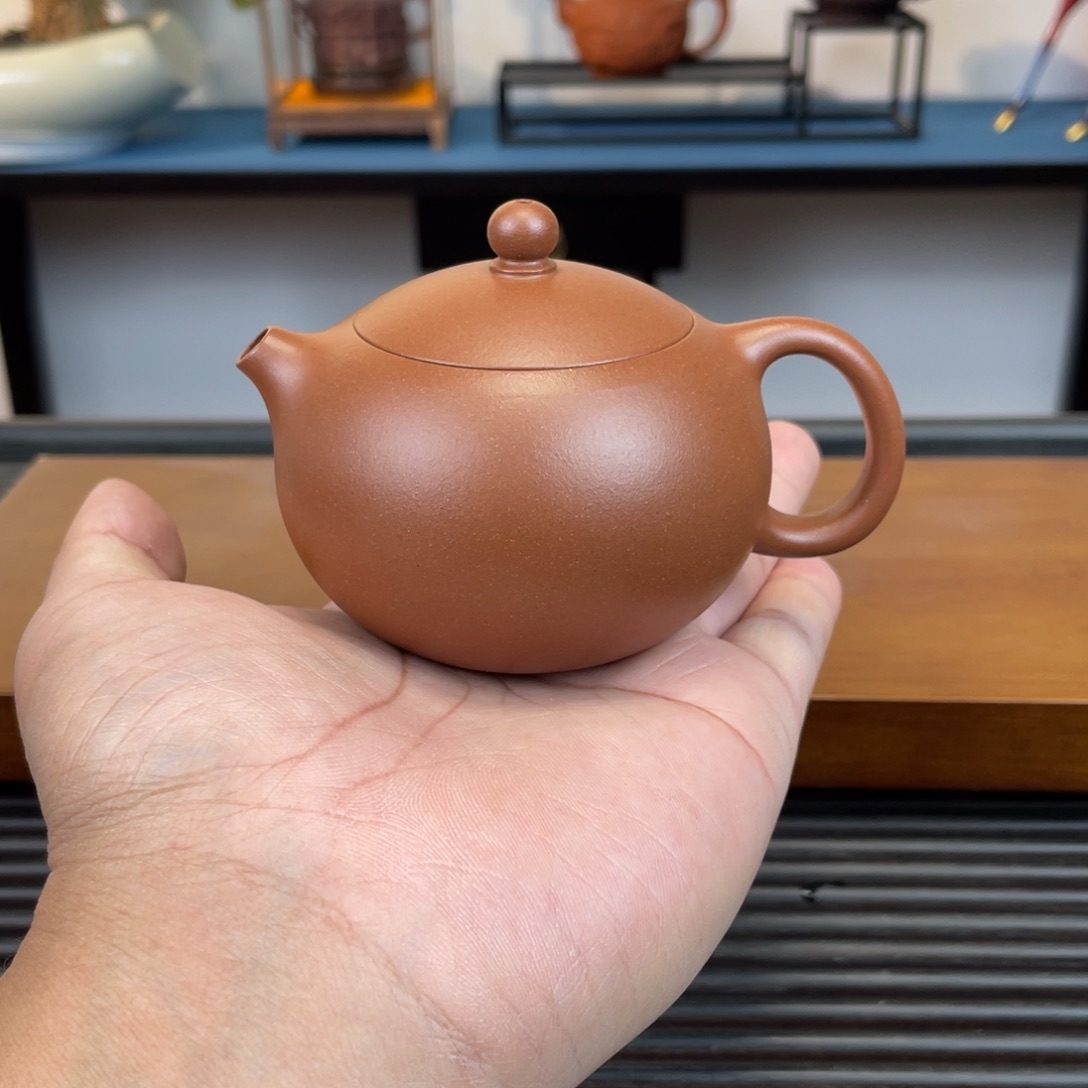 紫砂茶壶台西紫泥西施150cc