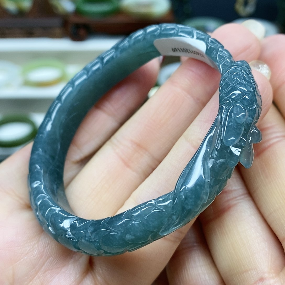 【闪购商品】翡翠手镯未镶嵌翡翠手镯蓝水蛇