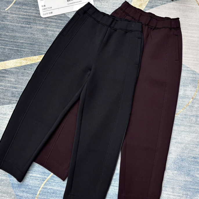 菲玛掂250202正品2025秋季新款时尚休闲显瘦空气棉小脚哈伦裤女裤