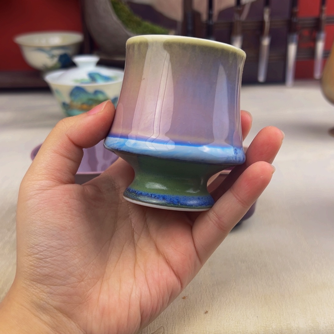 杯子纯手工柴烧主人杯