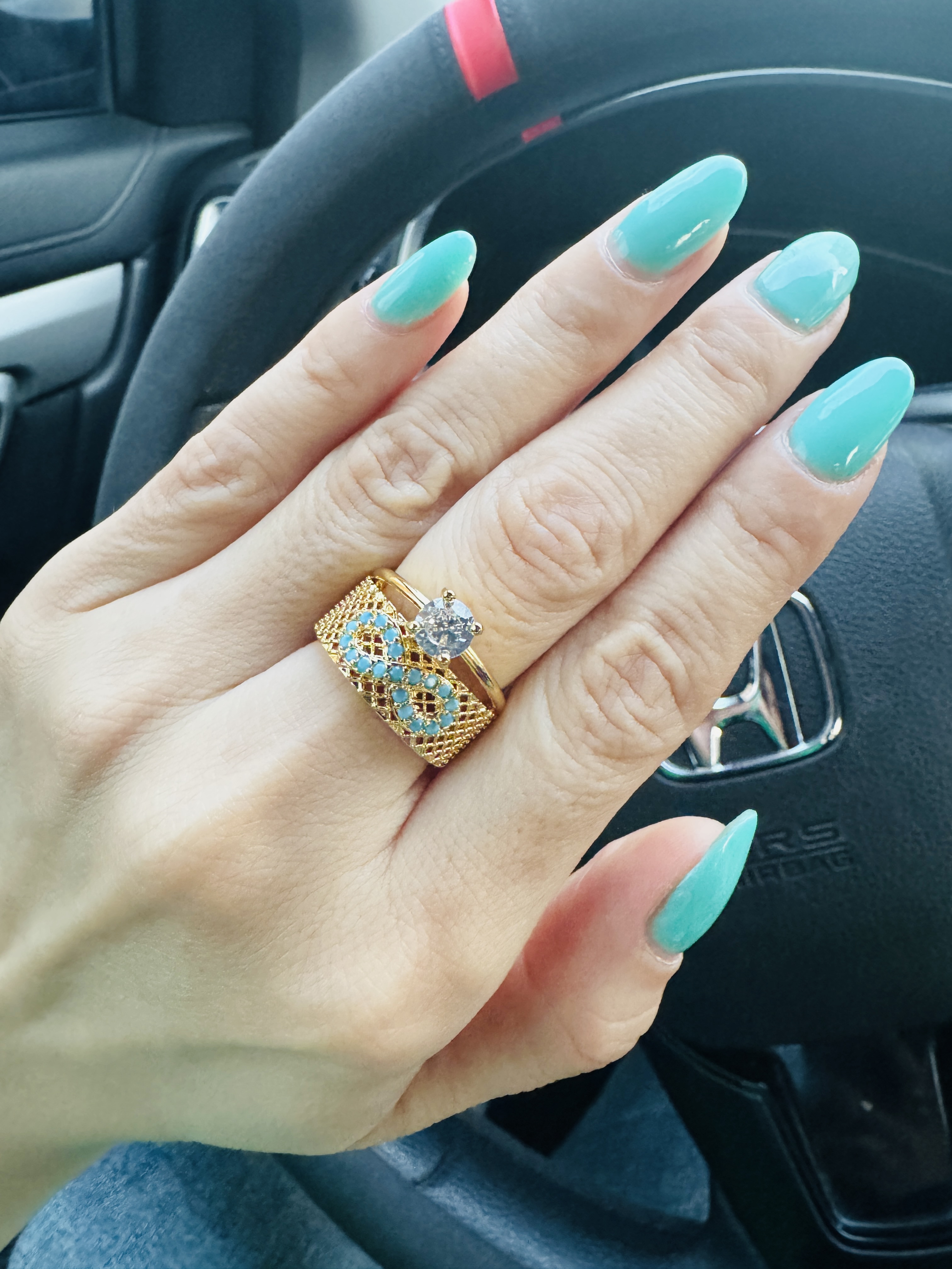 925银戒指 925银戒指 LARVINA复古戒指