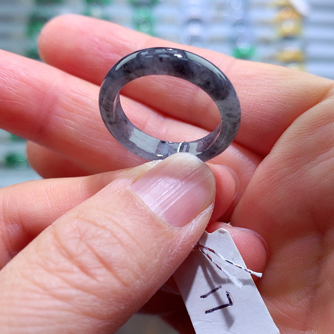 翡翠戒指未镶嵌17号