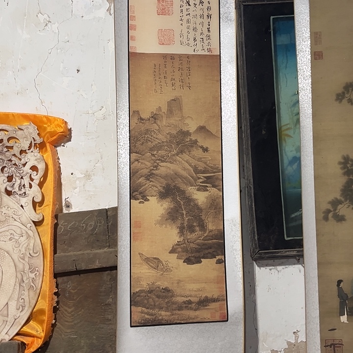 手工艺品琉璃闪购商品老房子的