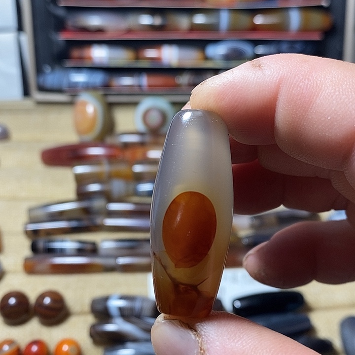 玛瑙/玉髓合金颈饰