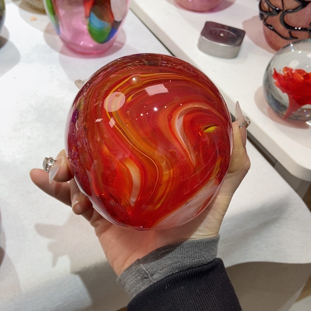 琉璃手工艺品戴*艳精品
