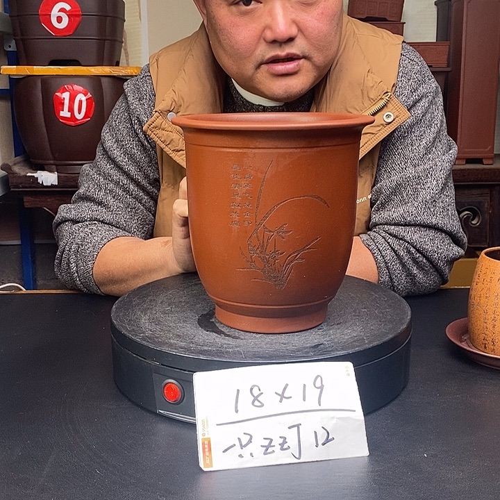 花盆紫砂货号一只ZZJ12