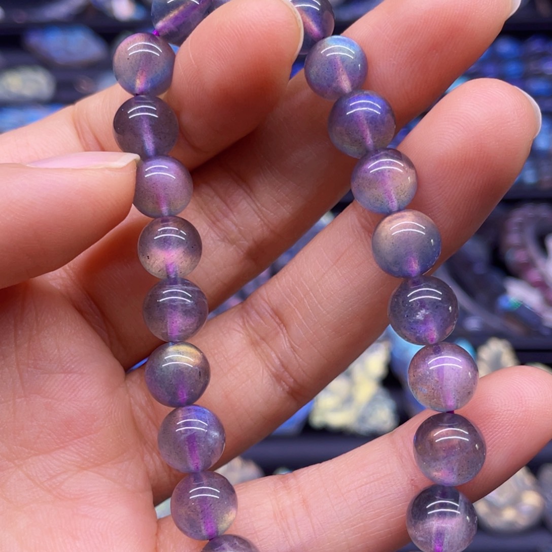 未镶嵌手串长石8.2左右