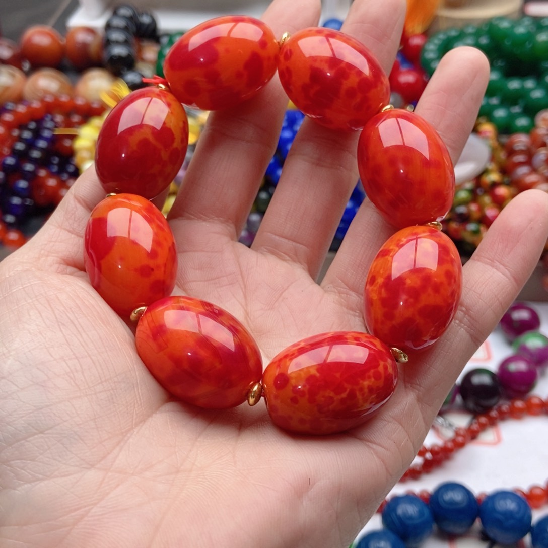 【闪购商品】玛瑙/玉髓手链未镶嵌清**影