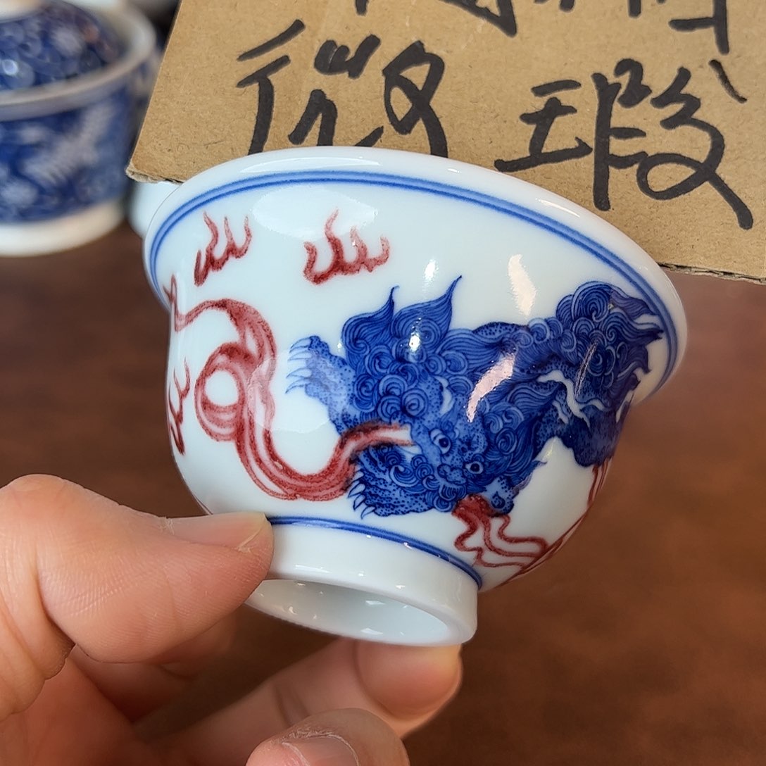 杯景德镇全手工手绘陶瓷