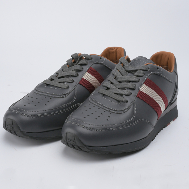  BALLY/巴利 男士圆头系带真皮增高运动休闲鞋 AST0N325