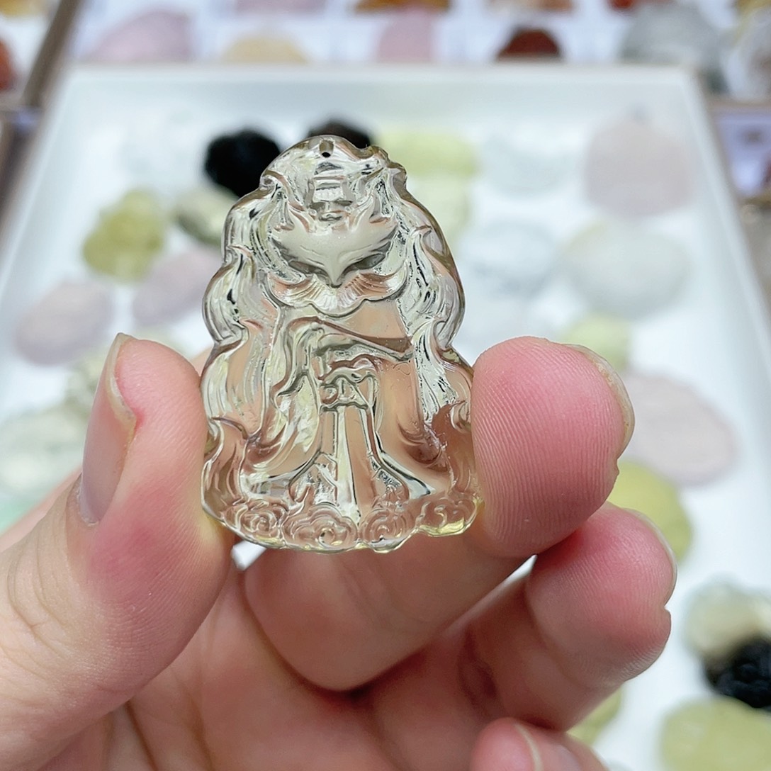 水晶吊坠(不含链)未镶嵌