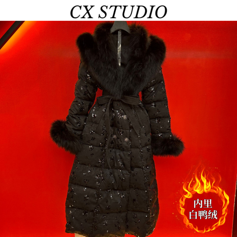 YC编码85 经典收腰轻奢时尚冬季羽绒服（定制女装）OS9951