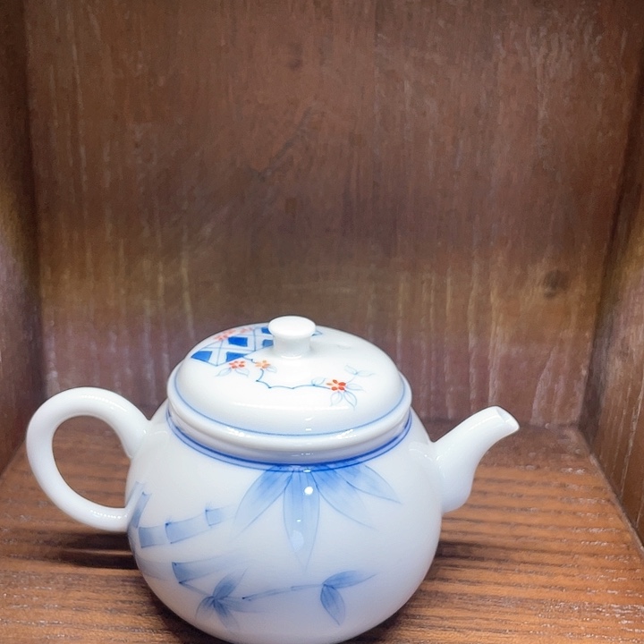 【闪购商品】瓷片斑竹壶哈哈哈哈