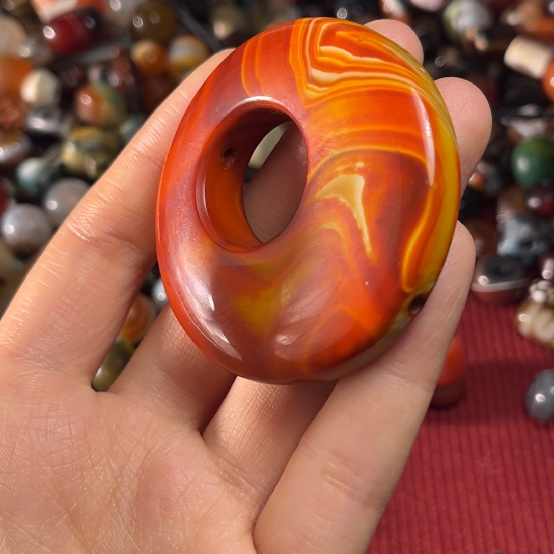 玛瑙/玉髓未镶嵌颈饰