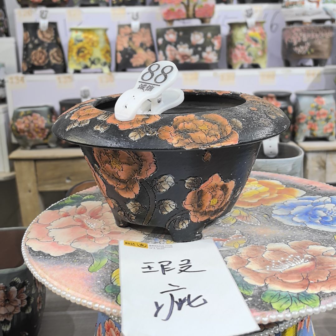花盆红泥瑕疵处理