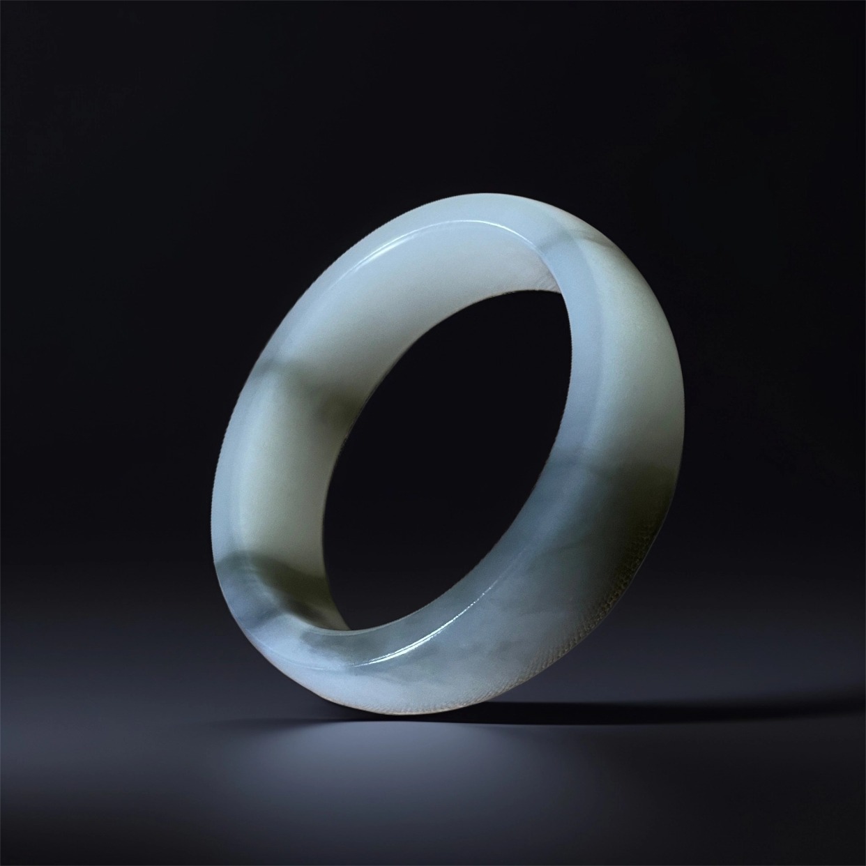 【AD24】玉镯系列 | 典藏级天然和田玉手青花手镯 （青海老坑料）