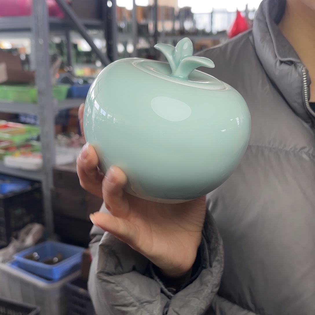 龙泉云间青瓷小米茶器