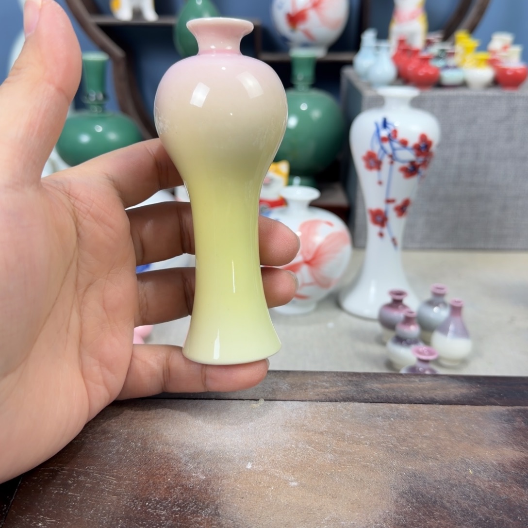 陶瓷手工小花器摆件