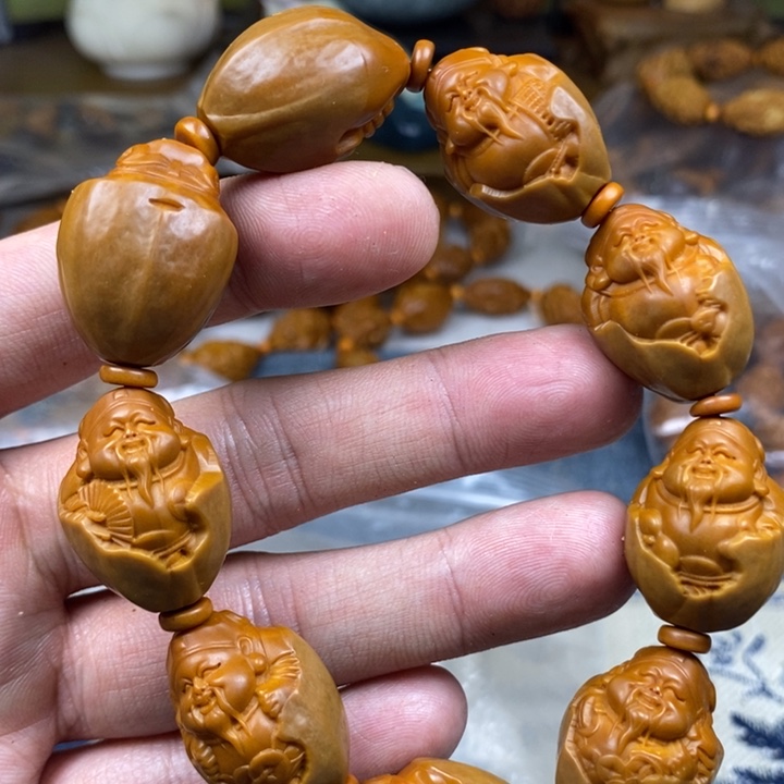橄榄核手串/手链橄榄核雕工艺手串