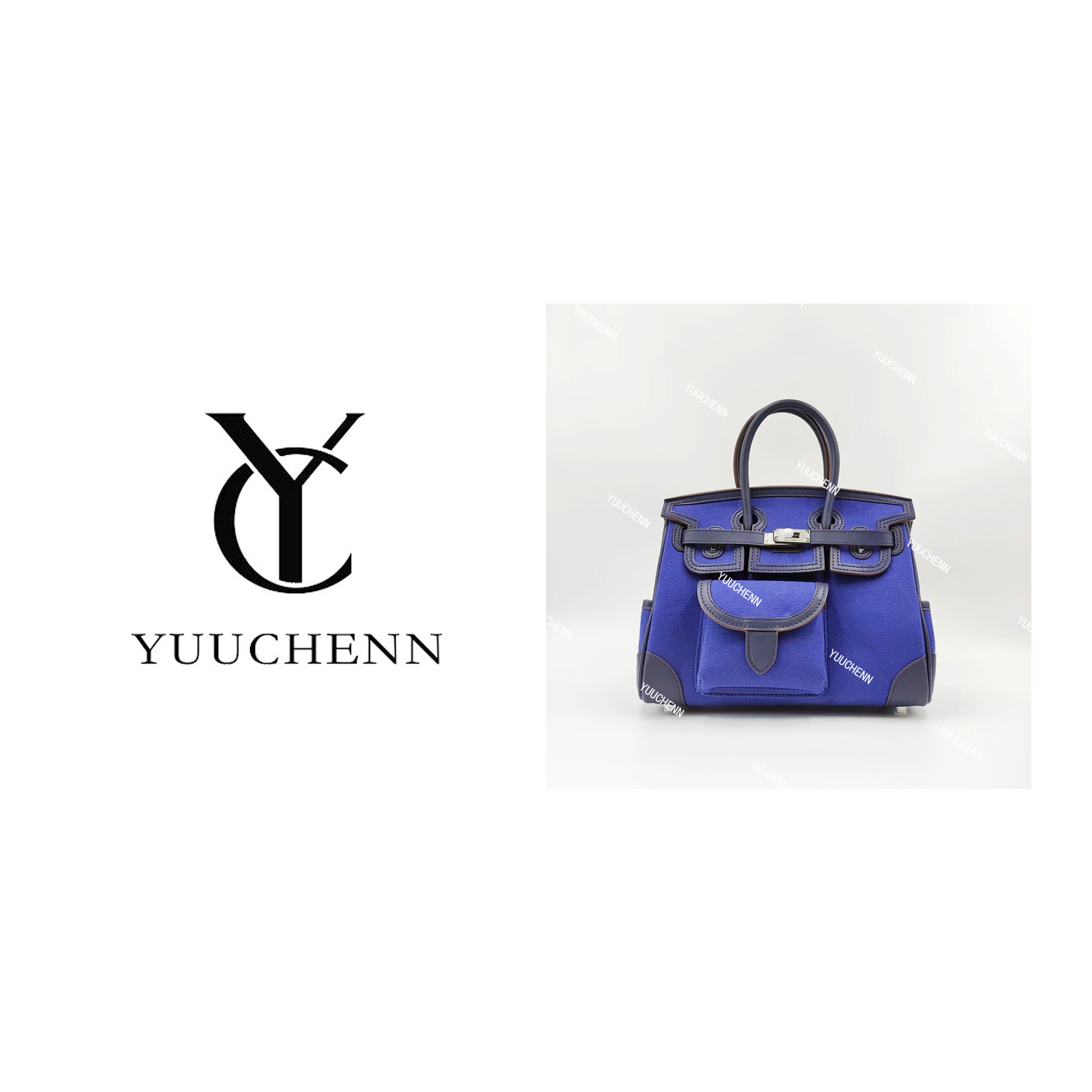 YUUCHENN25cm原创设计高定真皮包 HH2750