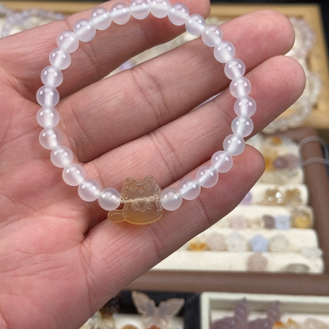 玛瑙/玉髓未镶嵌手链M41