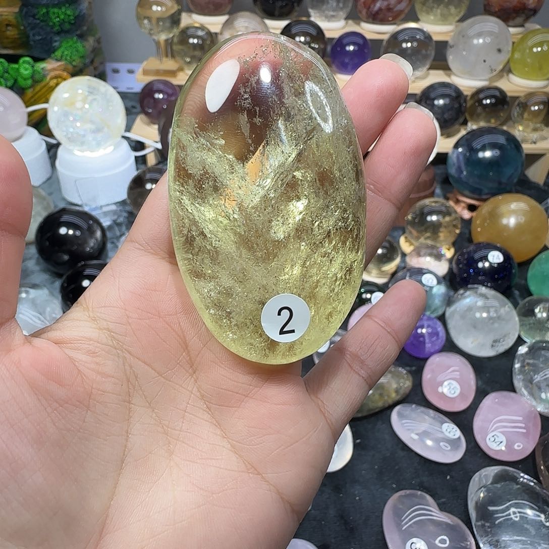 胖***牛水晶未镶嵌珠宝半成品2