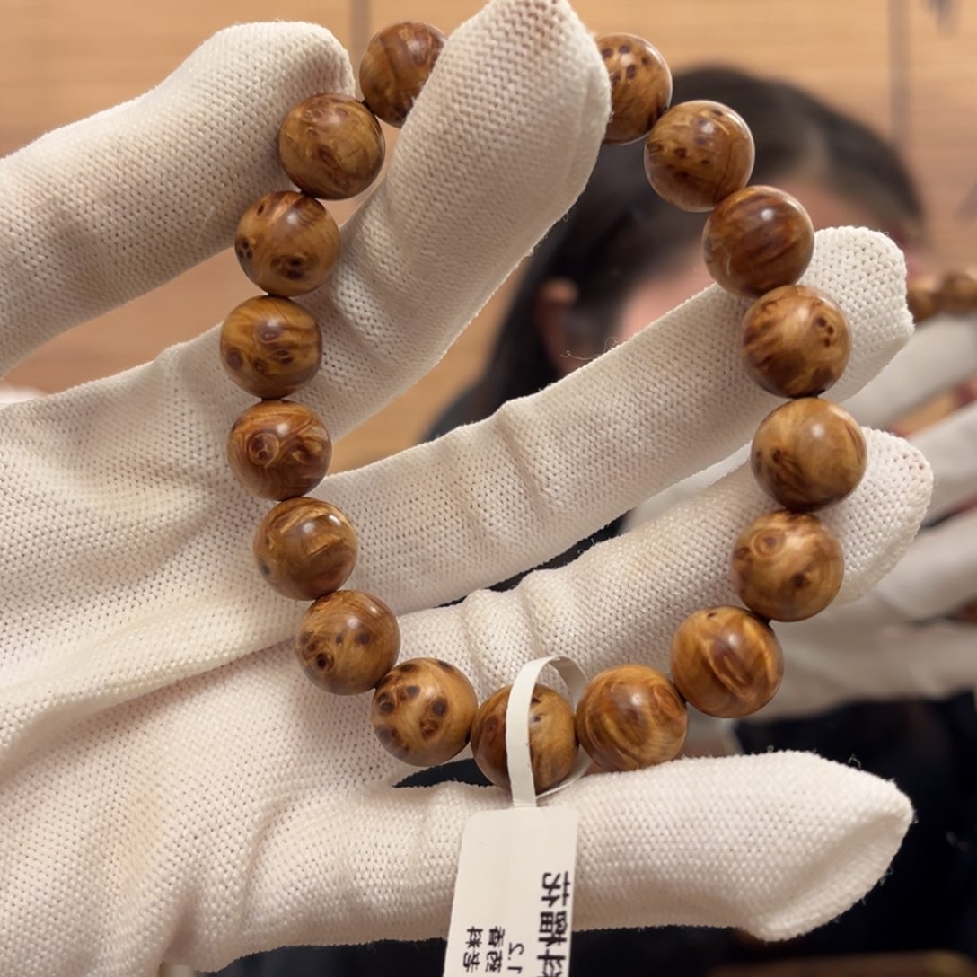 柏木（崖柏）手串/手链铠12老料瘤花17.4清香药香