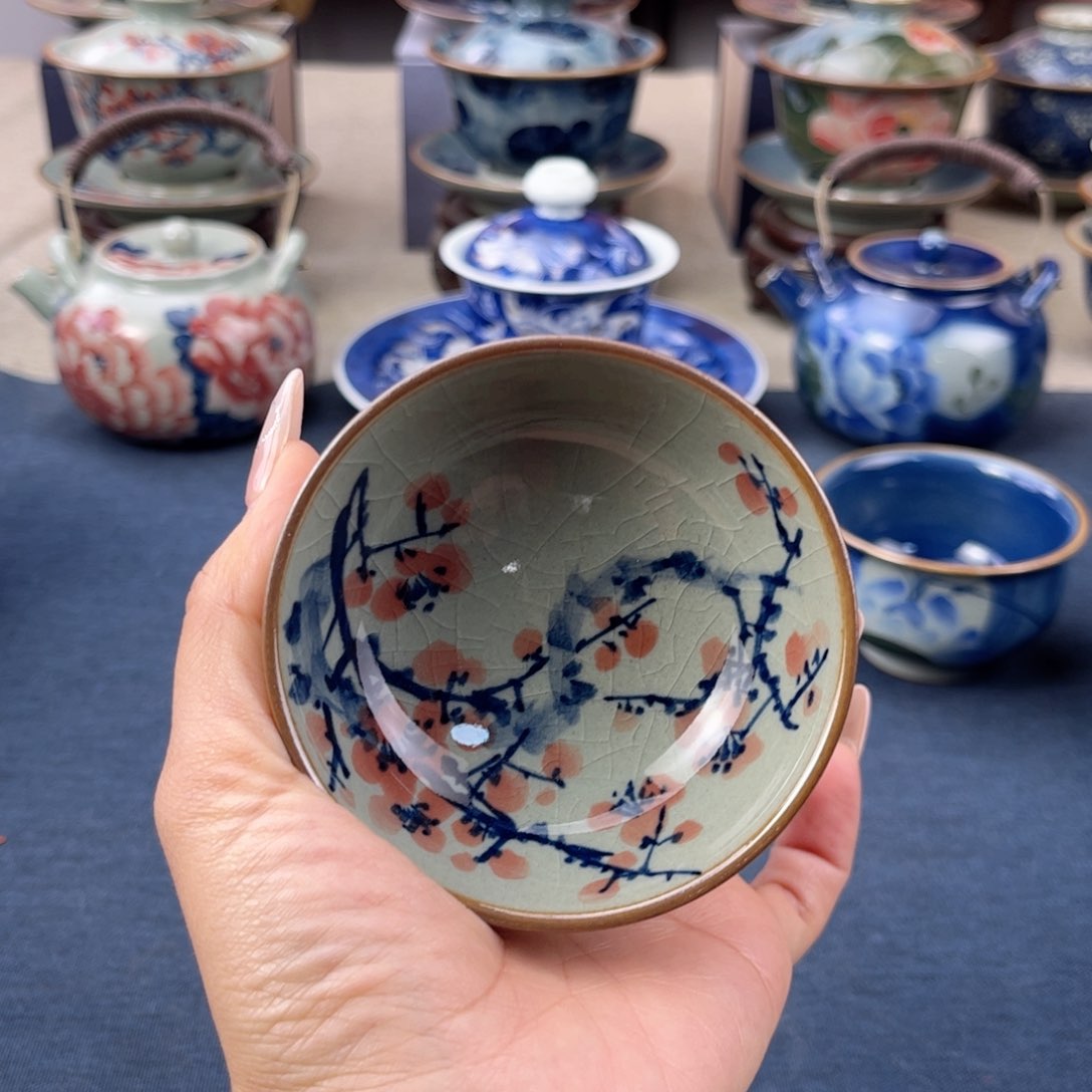 杯景德镇手绘手工茶具