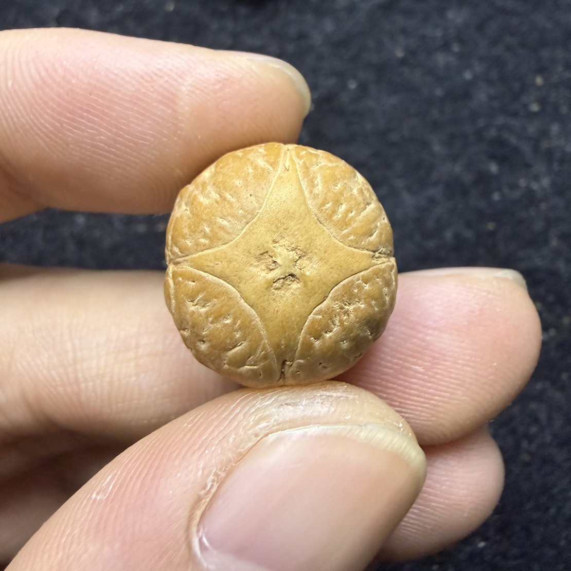 18+凤眼菩提十字星麒麟眼，厚度14mm，非质量问题开孔不退不换。