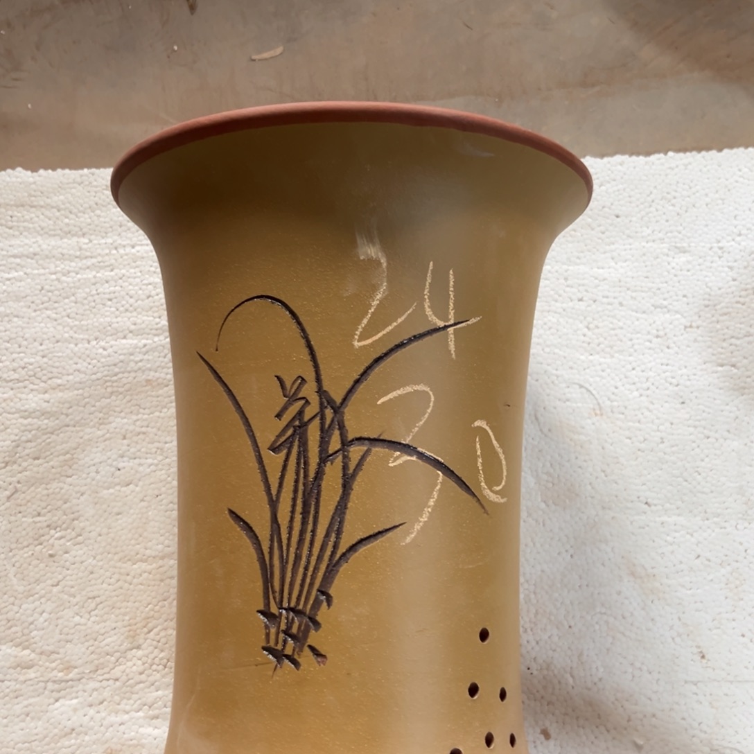 宜兴川阁紫砂花盆单个